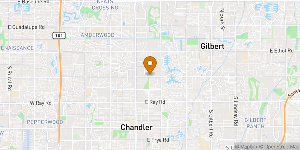  neighborhood map in Chandler, AZ