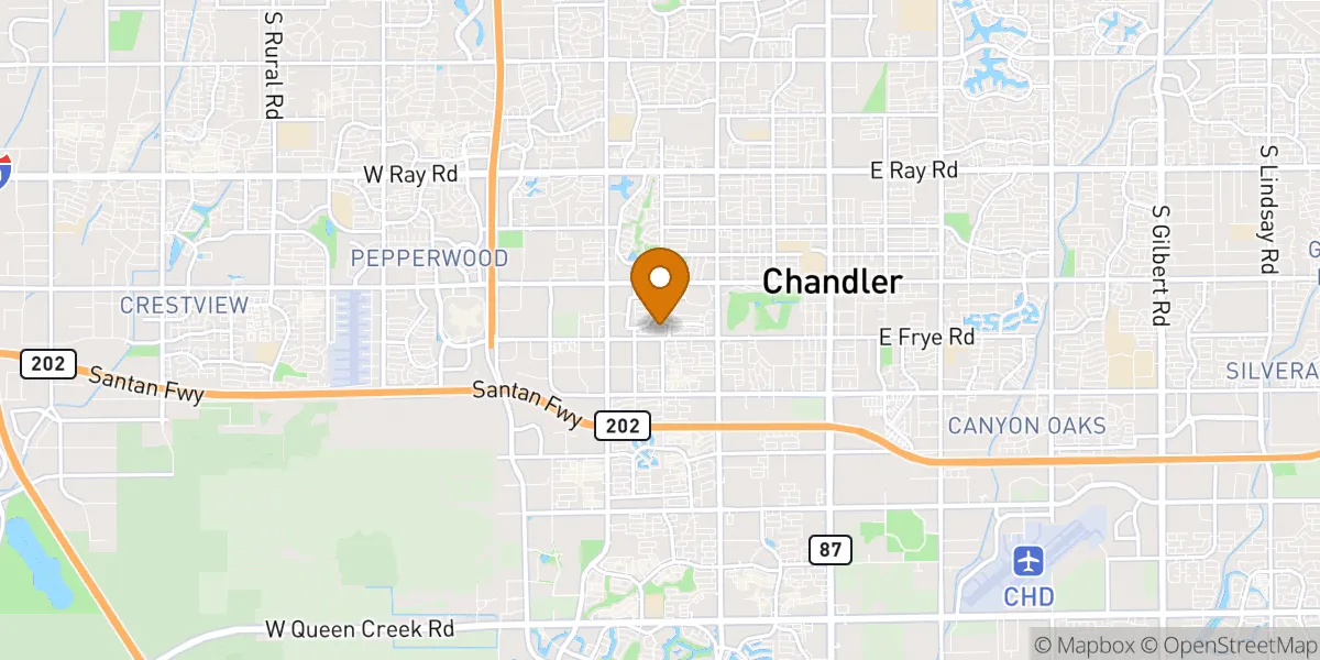  neighborhood map in Chandler, AZ