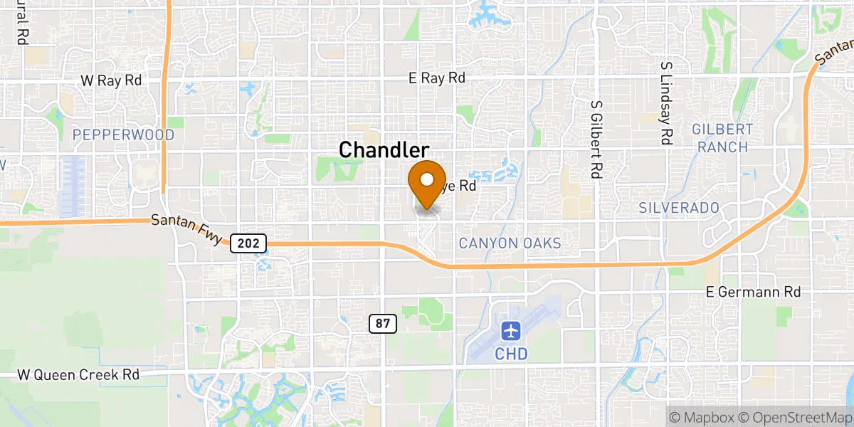 Chandler neighborhood map in Chandler, AZ