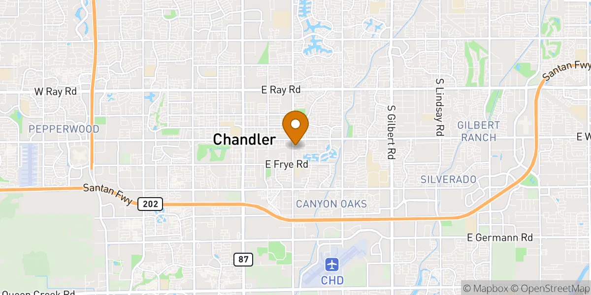  neighborhood map in Chandler, AZ