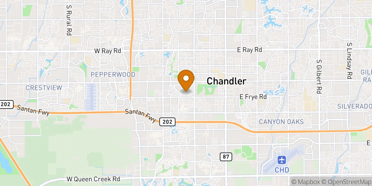  neighborhood map in Chandler, AZ