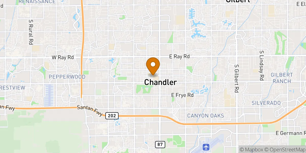  neighborhood map in Chandler, AZ