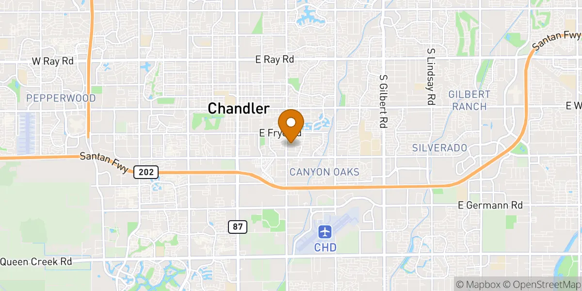  neighborhood map in Chandler, AZ