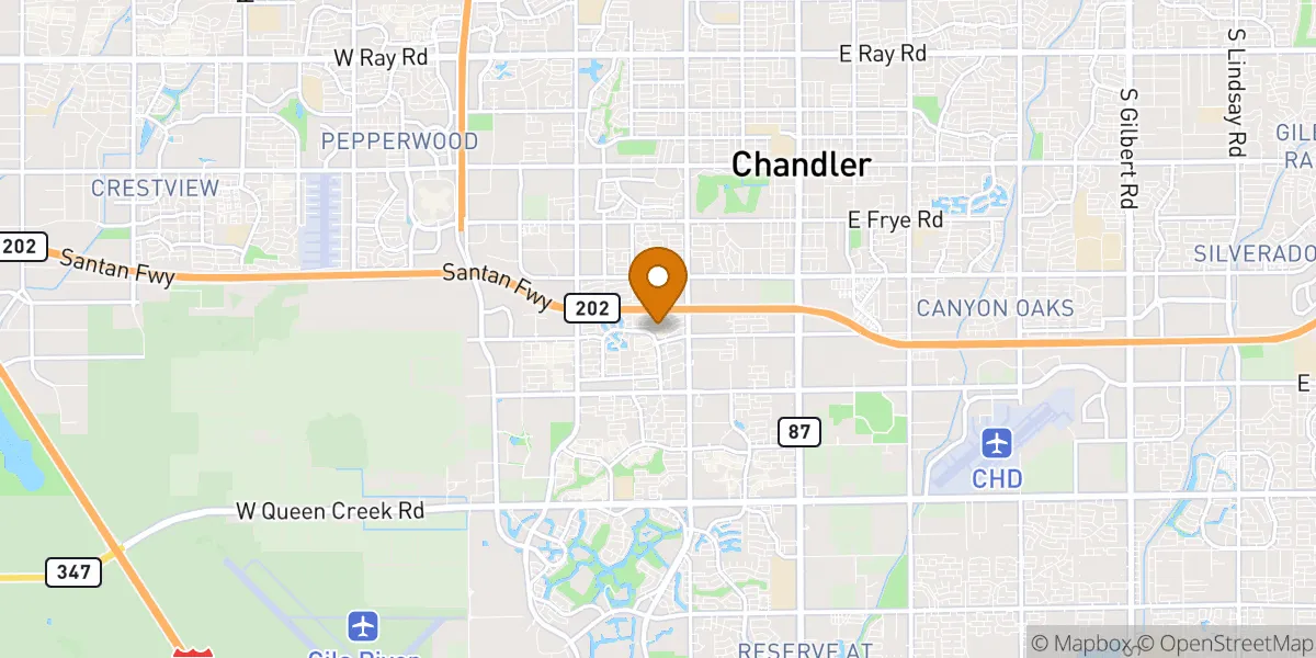 neighborhood map in Chandler, AZ